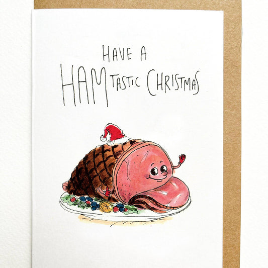 WELL DRAWN Have a HAMtastic Christmas