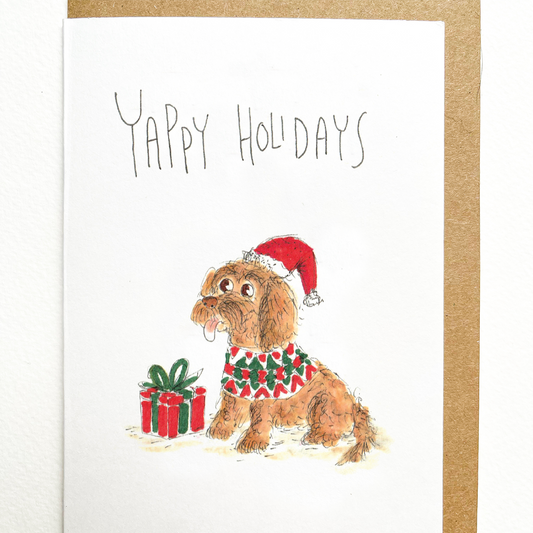 WELL DRAWN Yappy Holidays