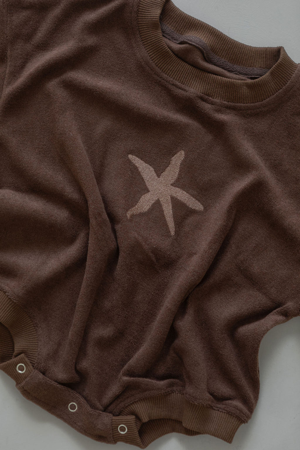 BELLE & SUN Terry Romper | Sea Star