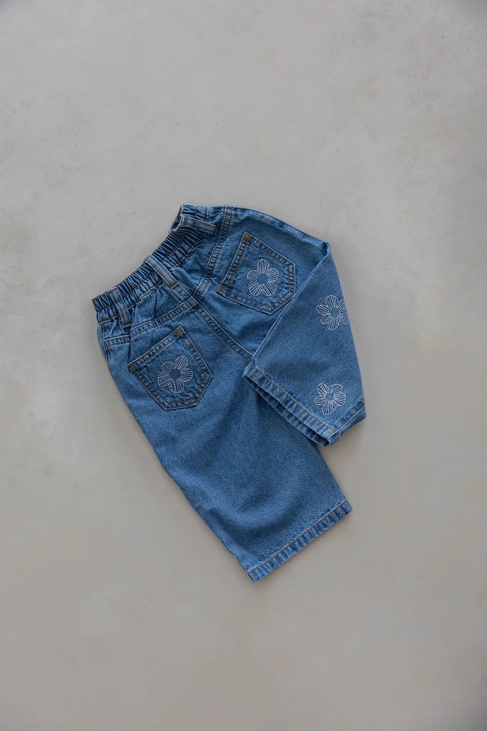 BELLE & SUN Denim Jeans | Flower