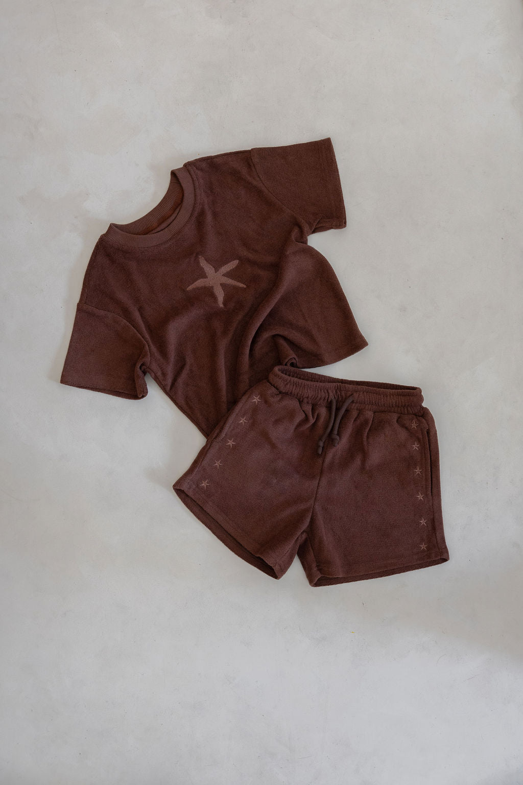 BELLE & SUN Terry Shorts | Sea Star