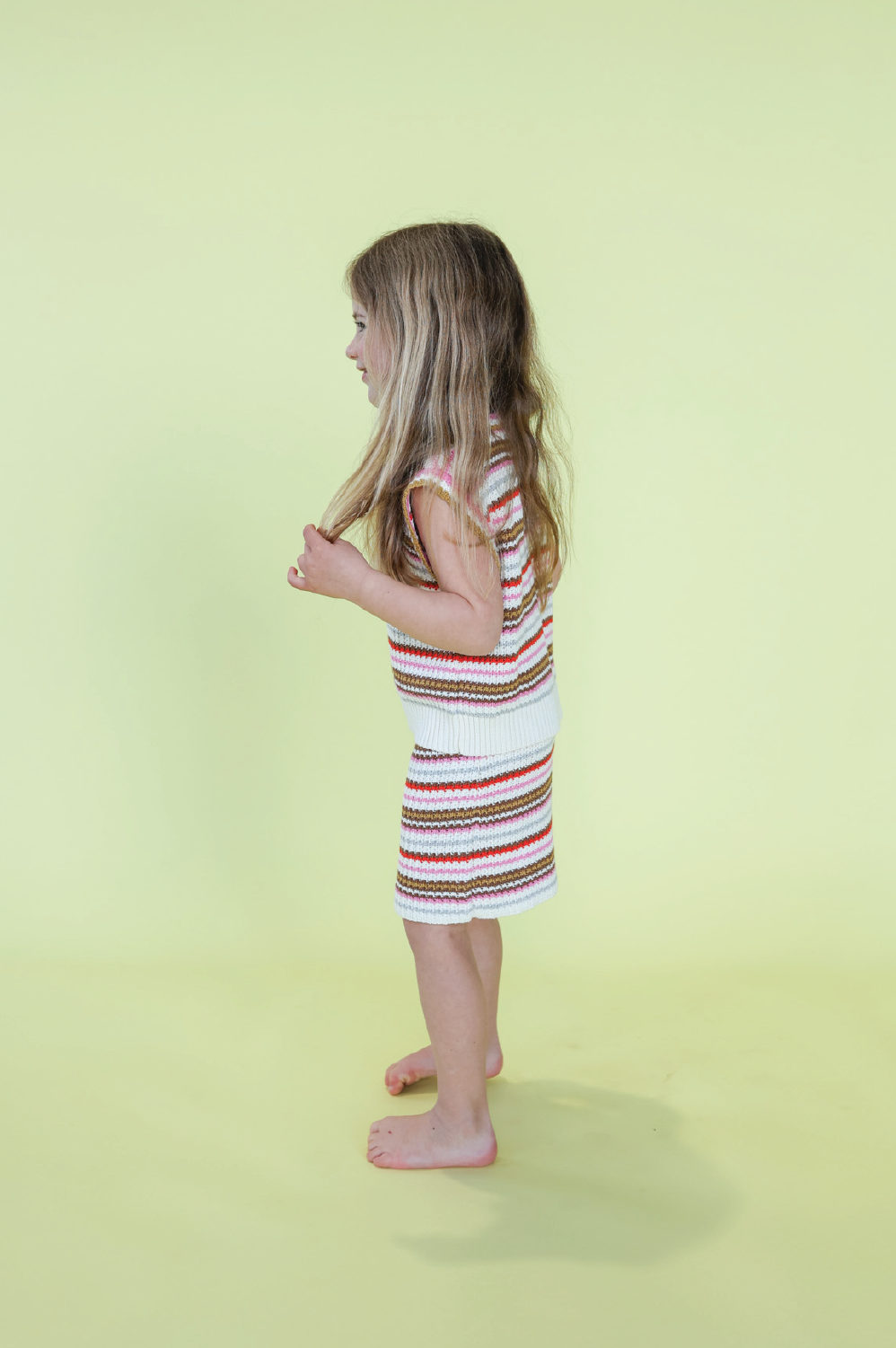 GROWN Sunshine Stripe Knit Top