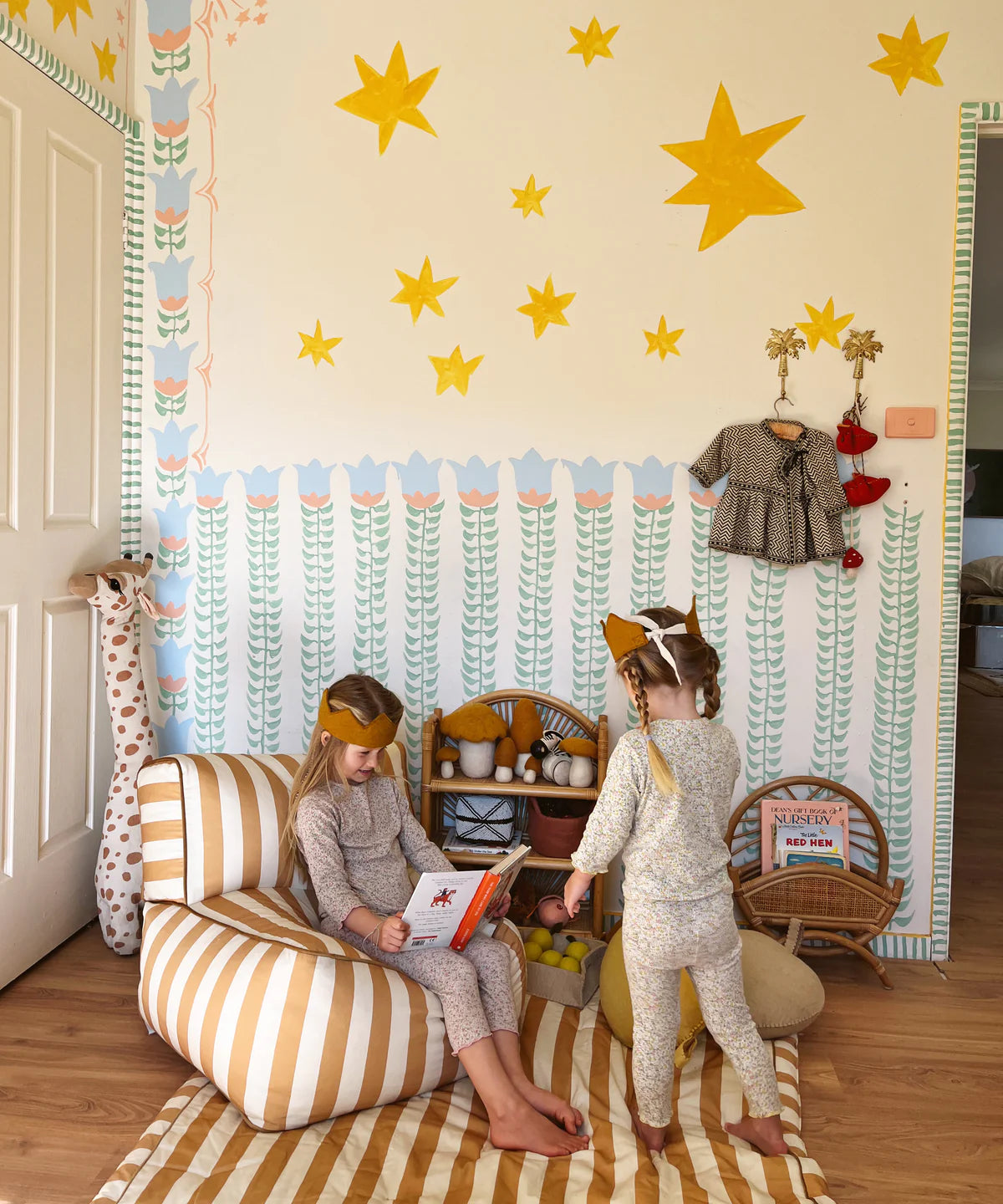 PHILÉ Baby Play Mat | Striped Marigold