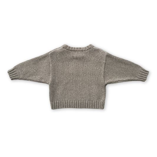 GROWN Merino Blend Everyday Pull Over | Grey