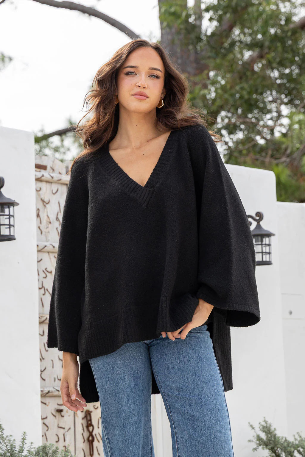 Gigi Knit Jumper | Black