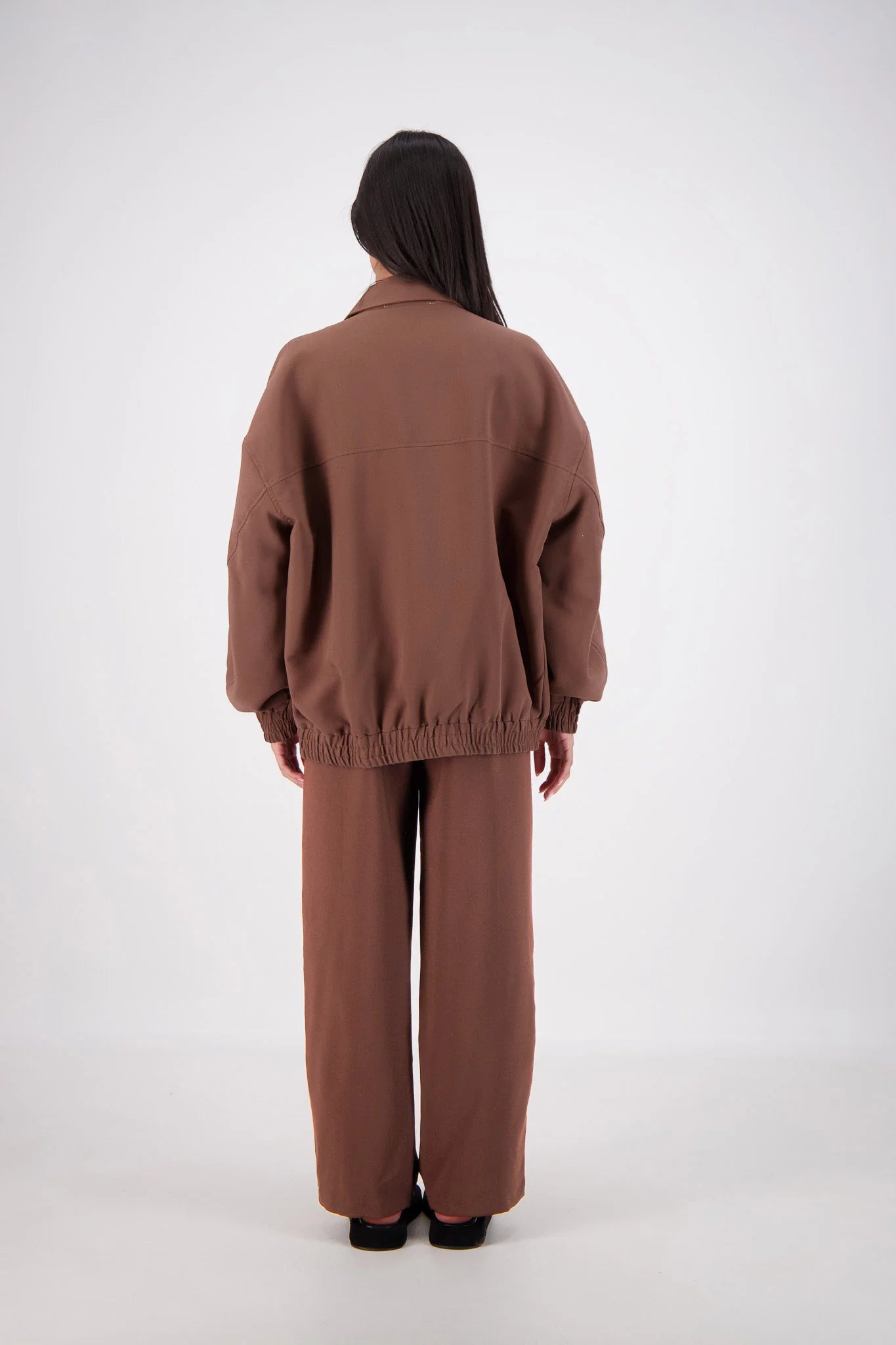 JASMINE ALEXA Ischia Bomber Jacket Mocha