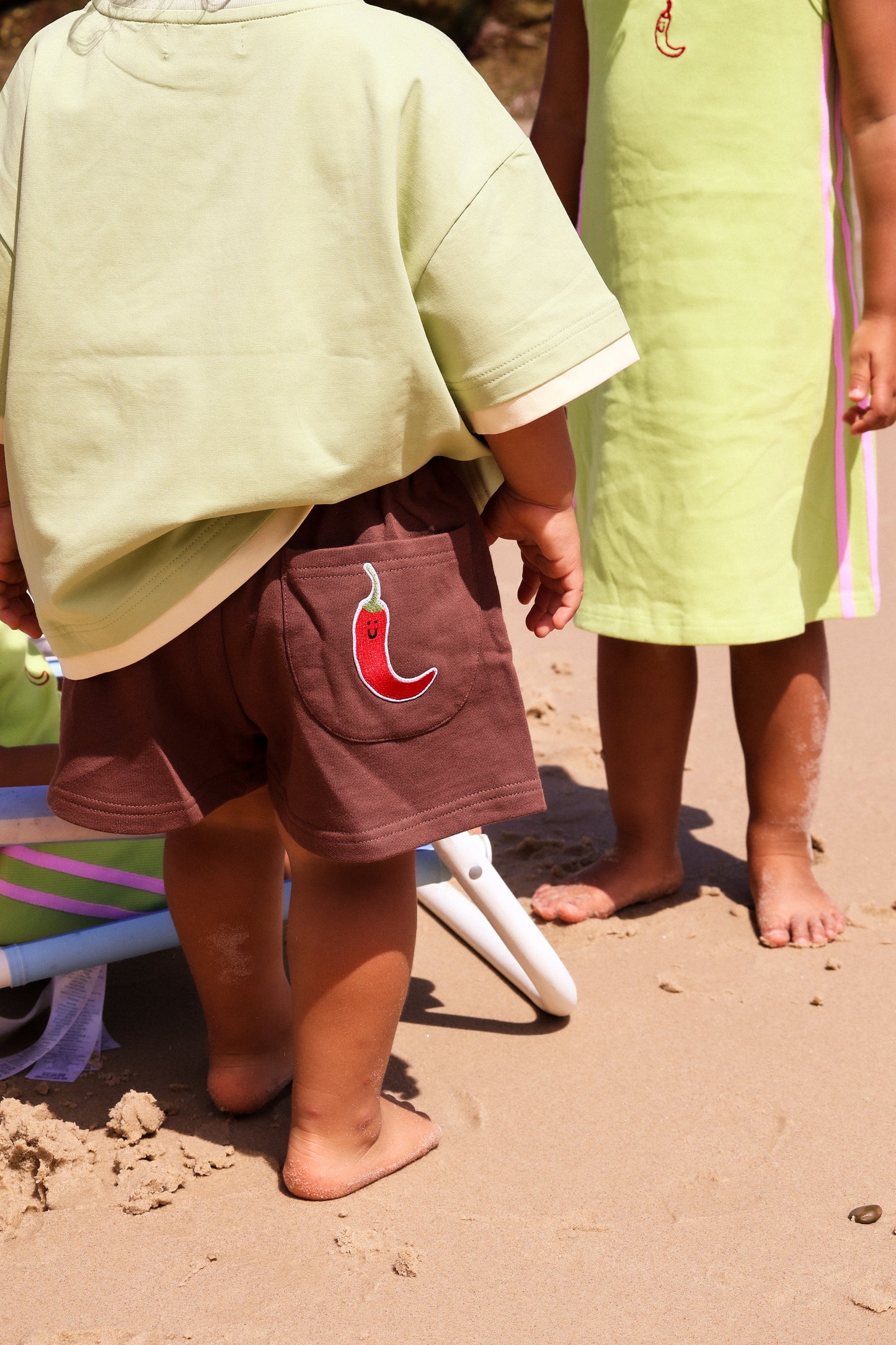 NINO THE LABEL Everyday Racer Shorts | Chocolate