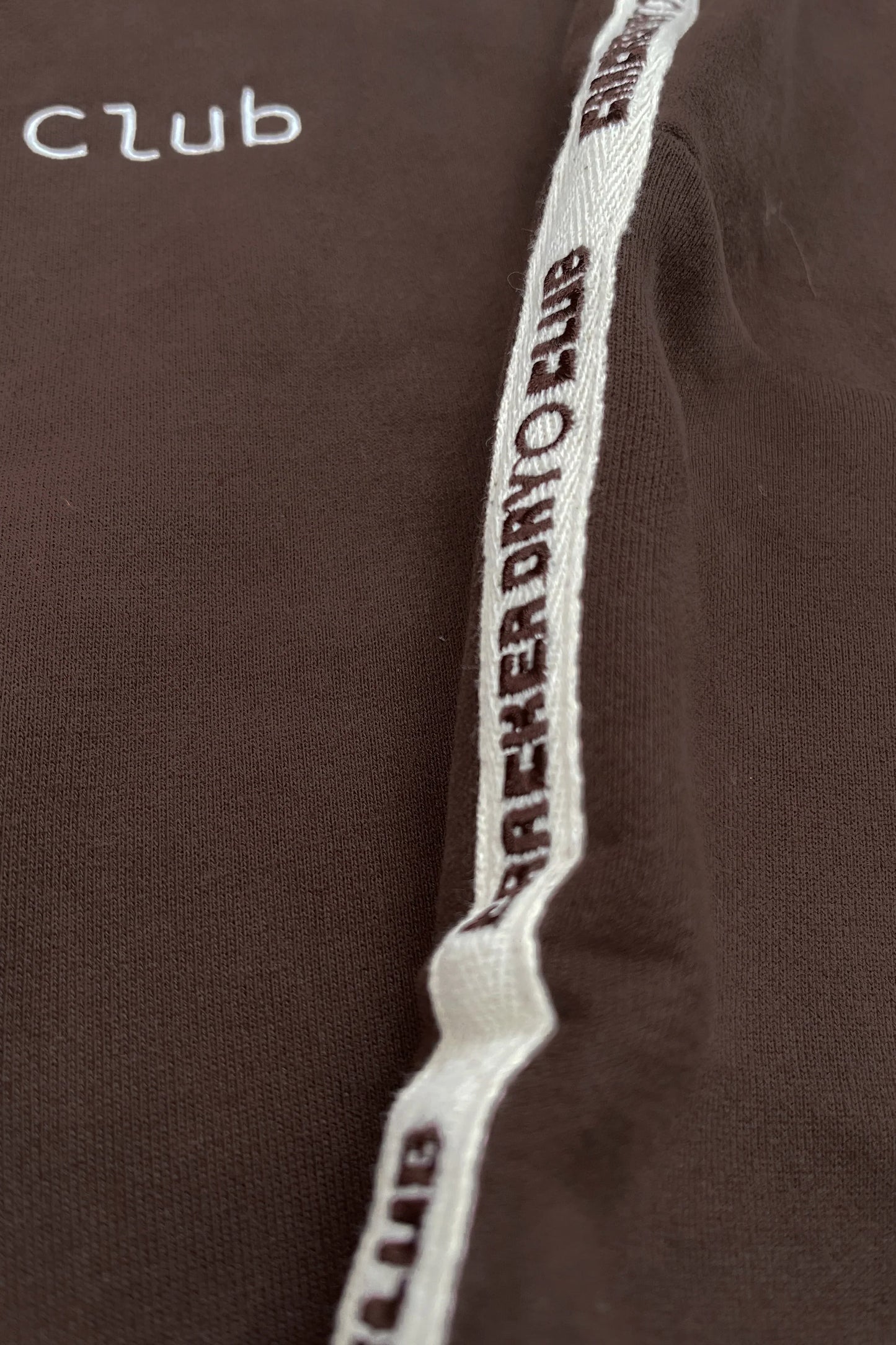 CRACKER DAY CLUB Cloud Racer Hoodie | Chocolate