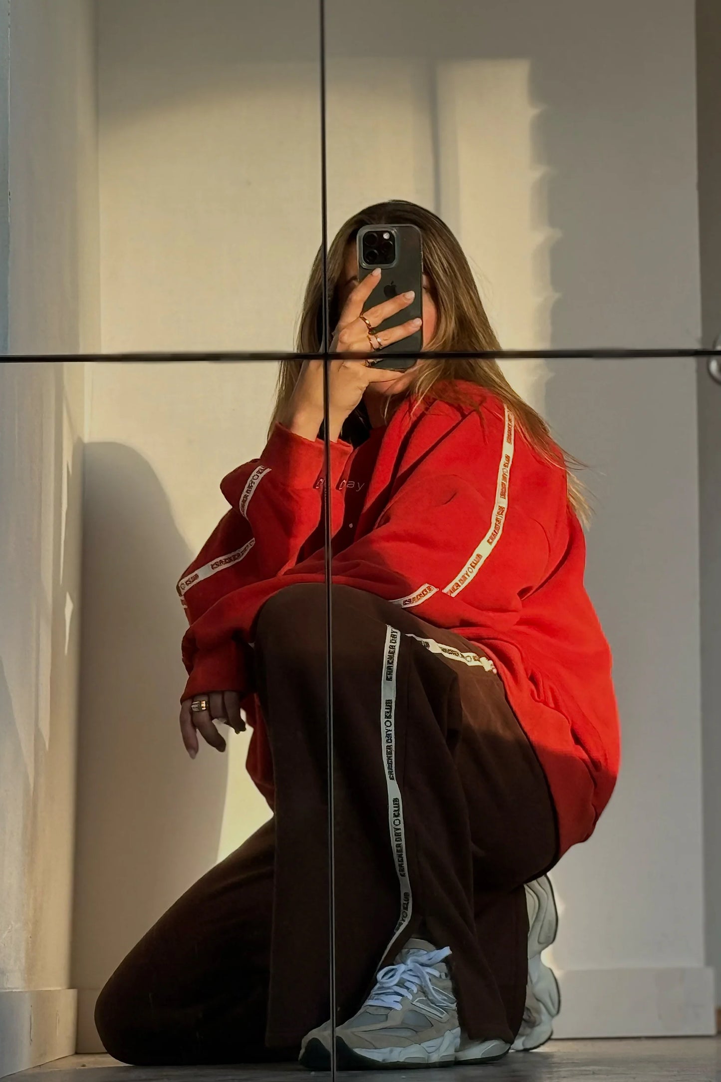CRACKER DAY Cloud Racer Sweater | Red