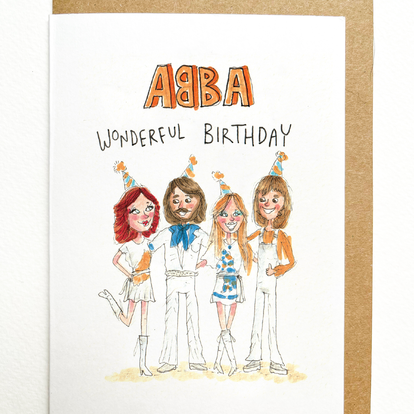 WELL DRAWN Abba Wonderful Birthday
