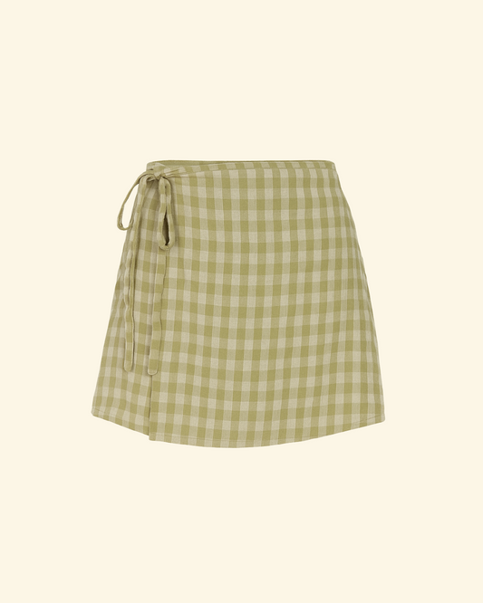 AMILITA Sage wrap Skirt