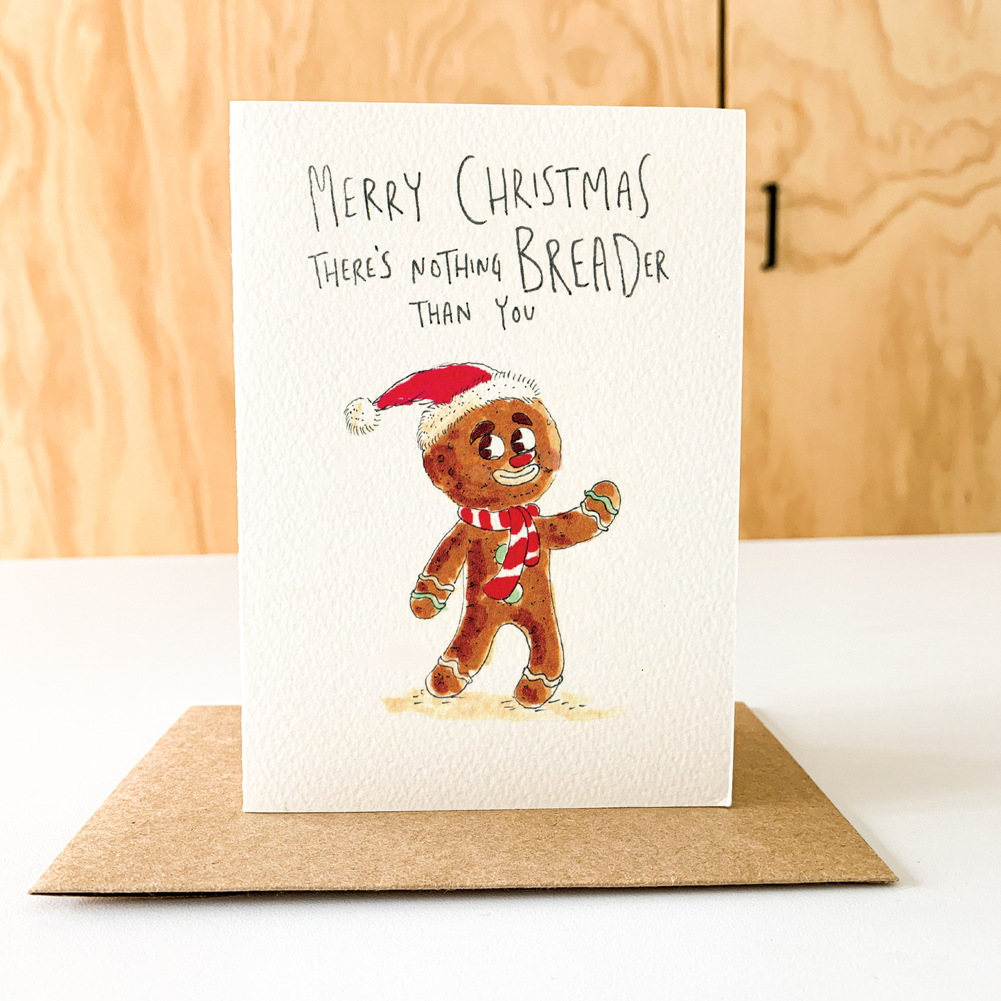 WELL DRAWN Merry Christmas, There's Nothing Breader Than You