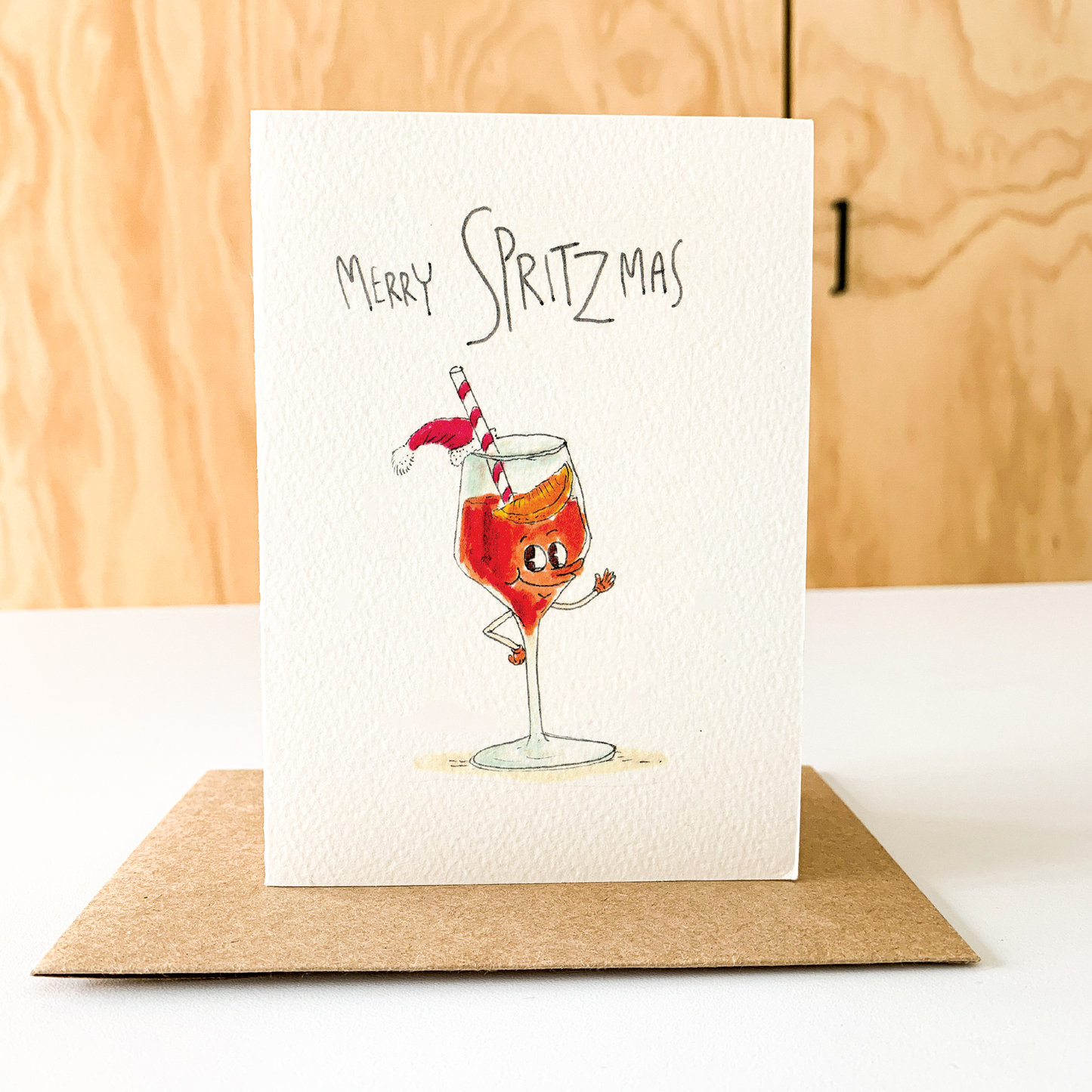 WELL DRAWN Merry Spritzmas