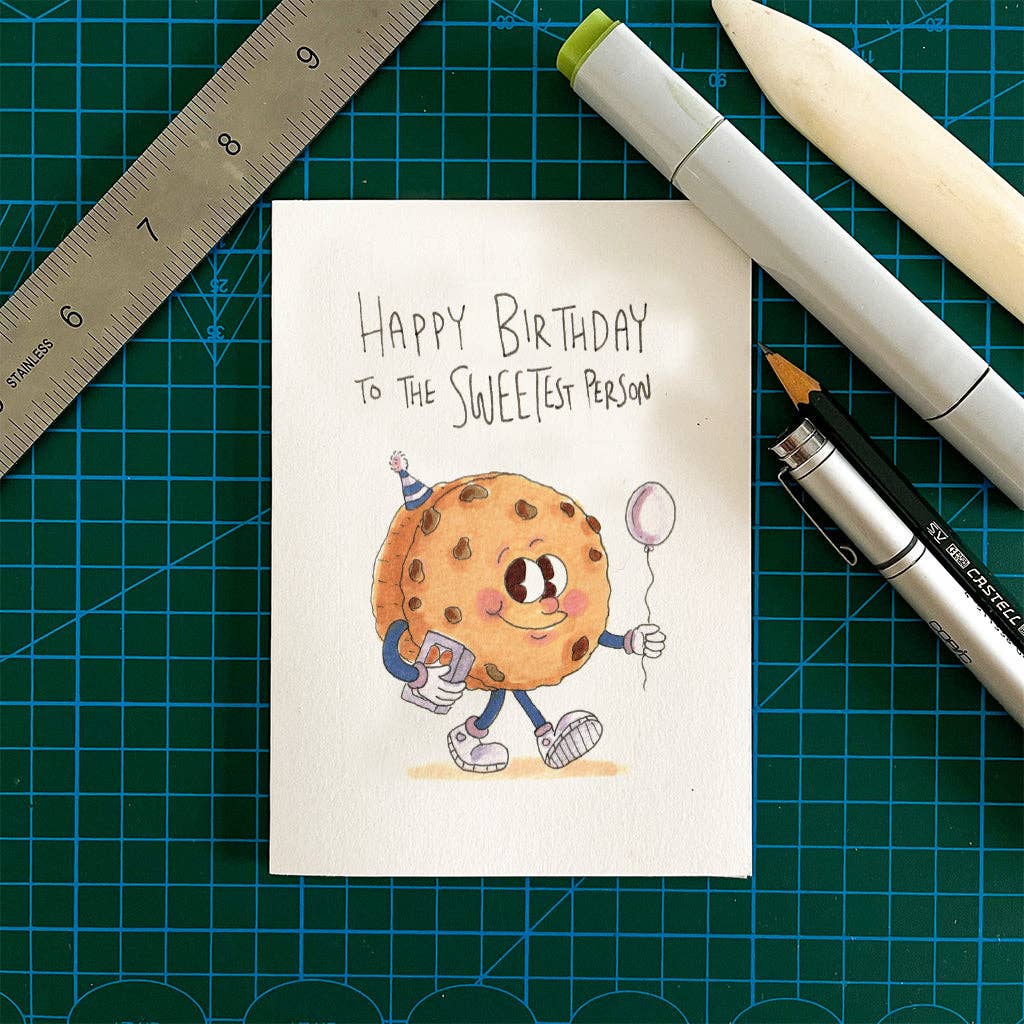 WELL DRAWN Happy Birthday To The Sweetest Person | Cookie