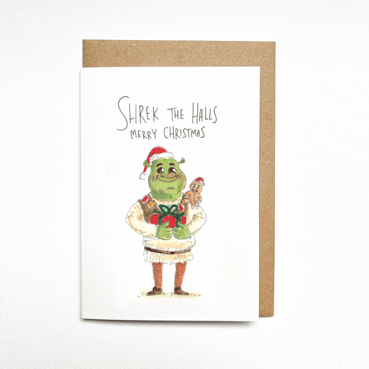 WELL DRAWN Shrek The Halls, Merry Christmas