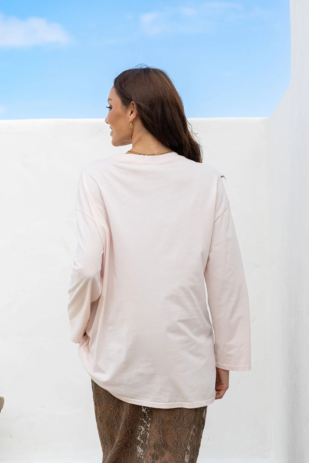 PEACH & PARLA La Sirena Long Sleeve Tee