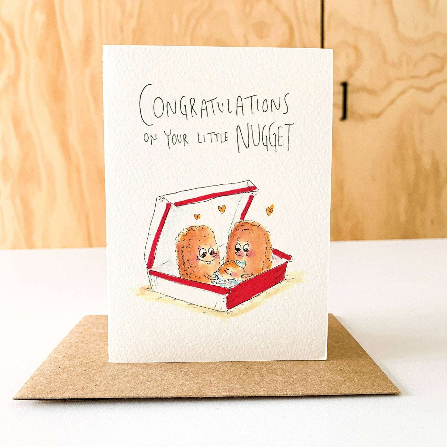 WELL DRAWN Congratulations on Your Little Nugget