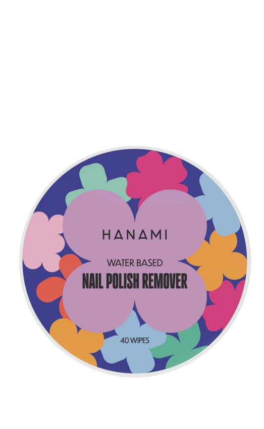 HANAMI Water Based Nail Polish Remover Wipes 40pk