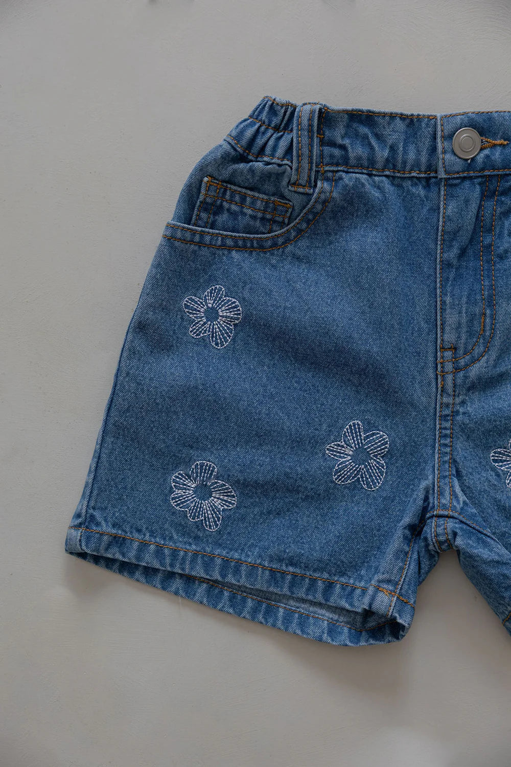 BELLE & SUN Denim Shorts | Flower