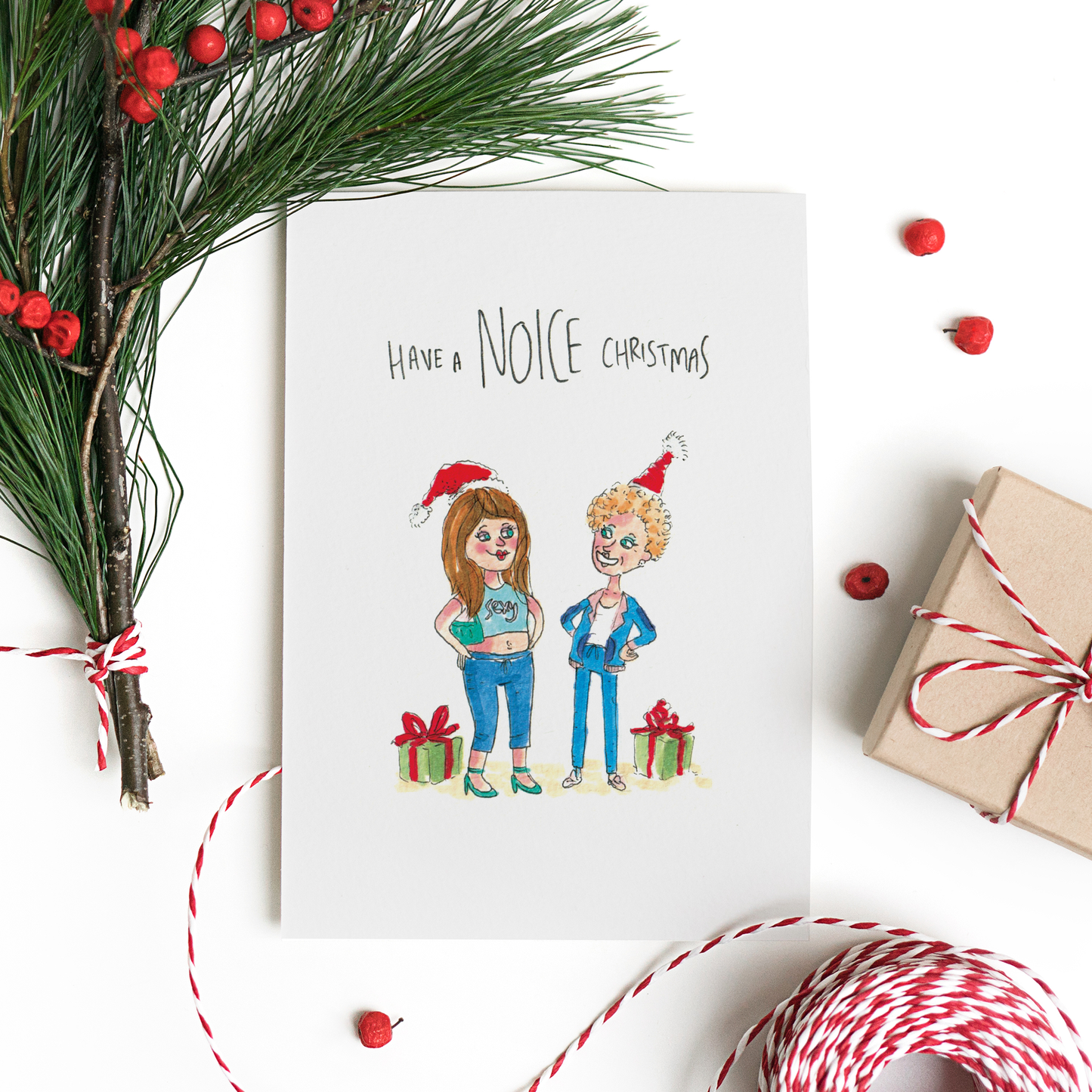 WELL DRAWN Have A Noice Christmas