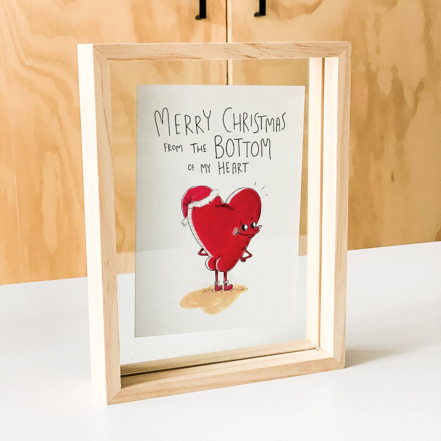 WELL DRAWN Merry Christmas from the Bottom of my Heart