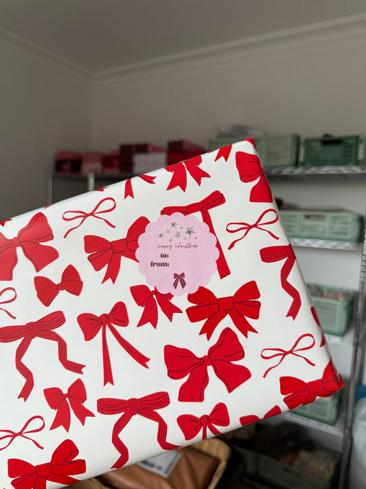 Christmas Wrap Edit | Red Bows