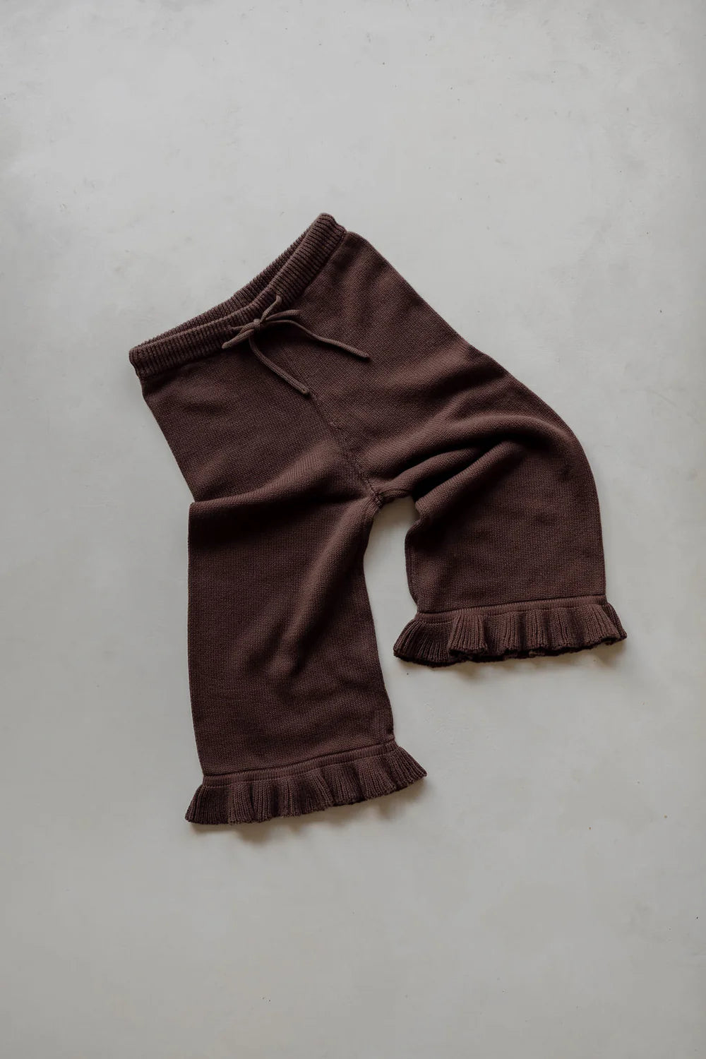 BELLE & SUN Frill Pants | Cocoa