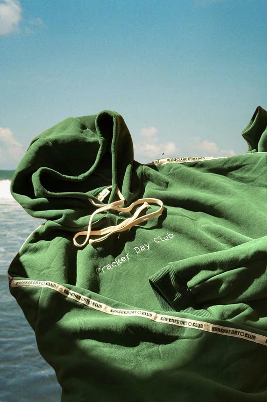 CRACKER DAY CLUB Cloud Racer Hoodie | Forest