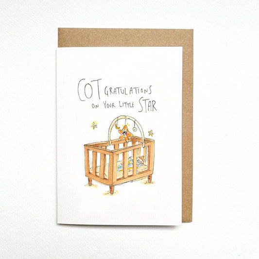 WELL DRAWN CoTgratulations on Your Little Star