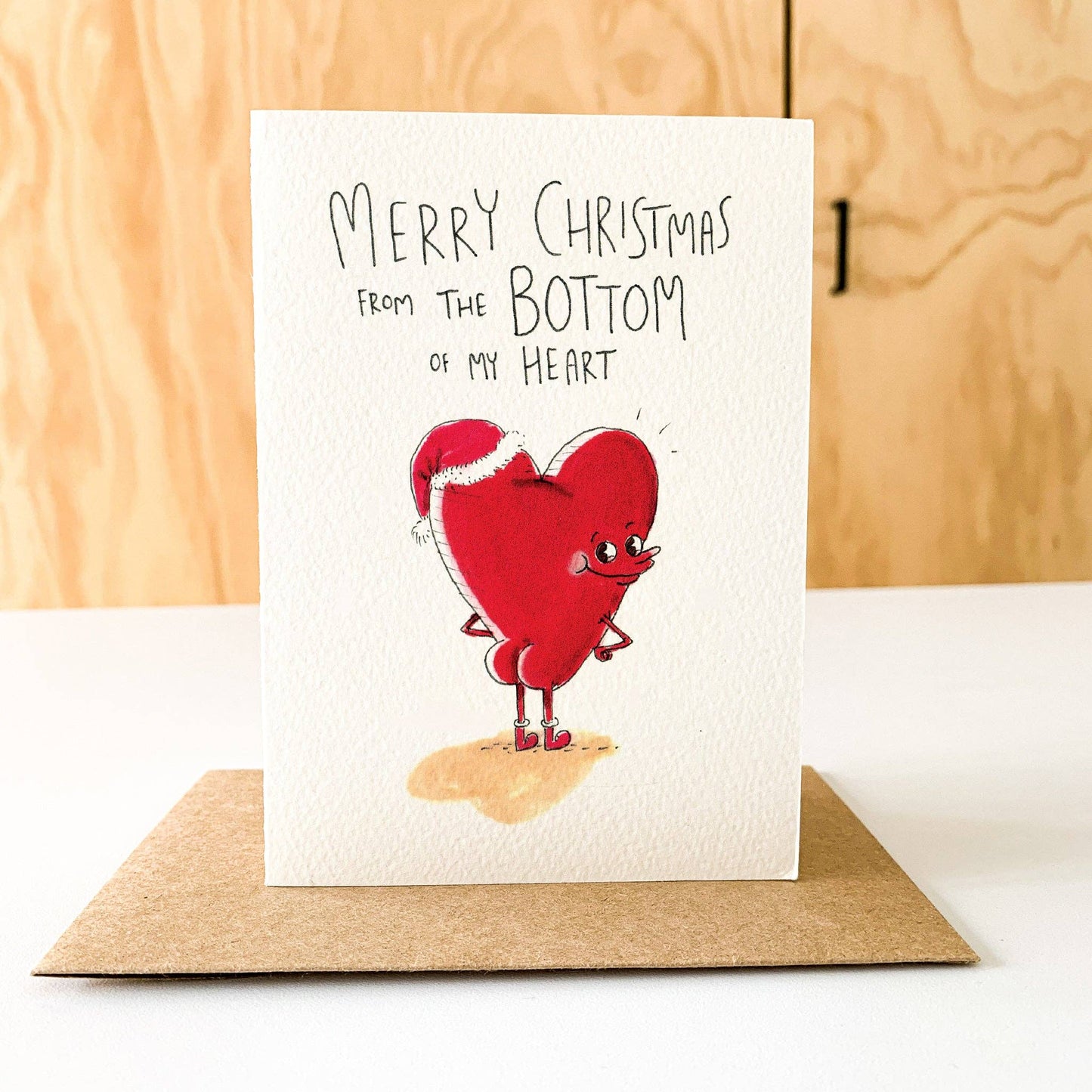 WELL DRAWN Merry Christmas from the Bottom of my Heart