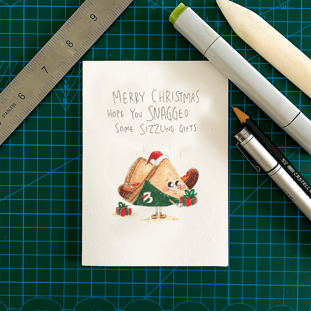 WELL DRAWN Merry Christmas, hope you Snagged some Sizzling gifts