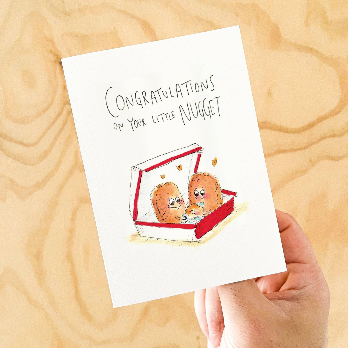 WELL DRAWN Congratulations on Your Little Nugget