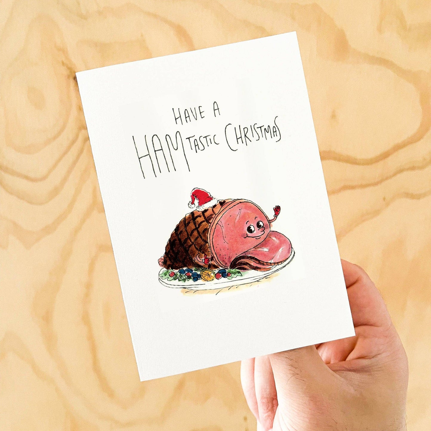 WELL DRAWN Have a HAMtastic Christmas