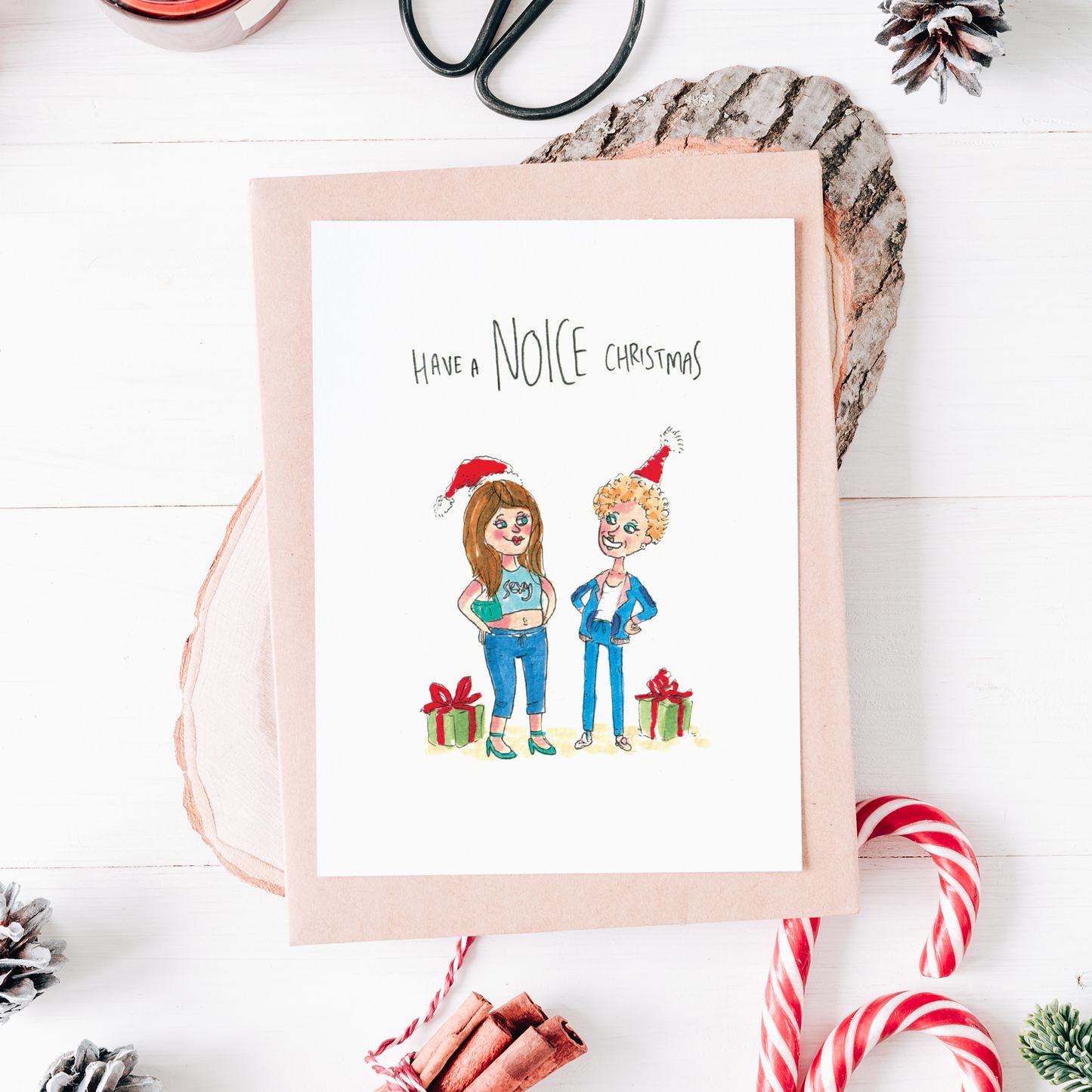 WELL DRAWN Have A Noice Christmas