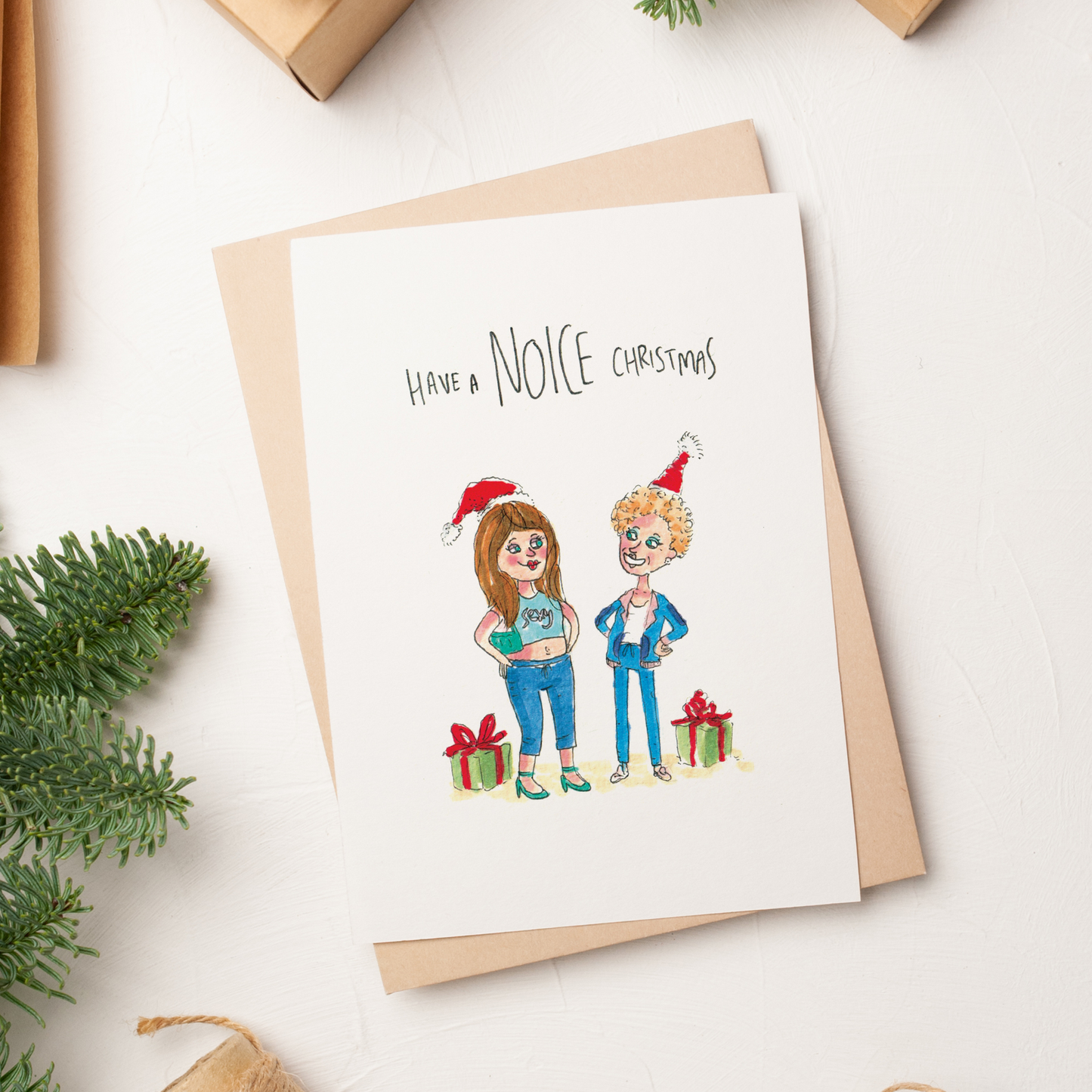 WELL DRAWN Have A Noice Christmas