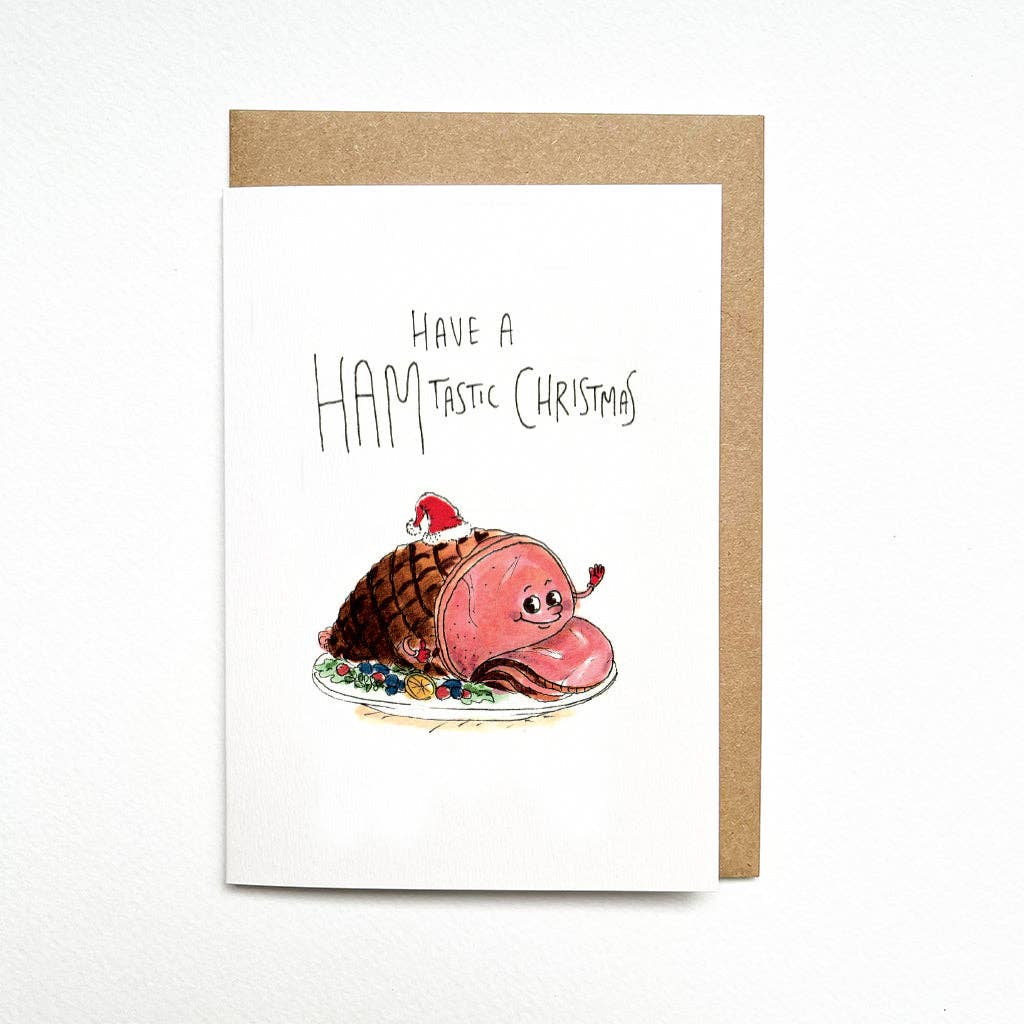 WELL DRAWN Have a HAMtastic Christmas