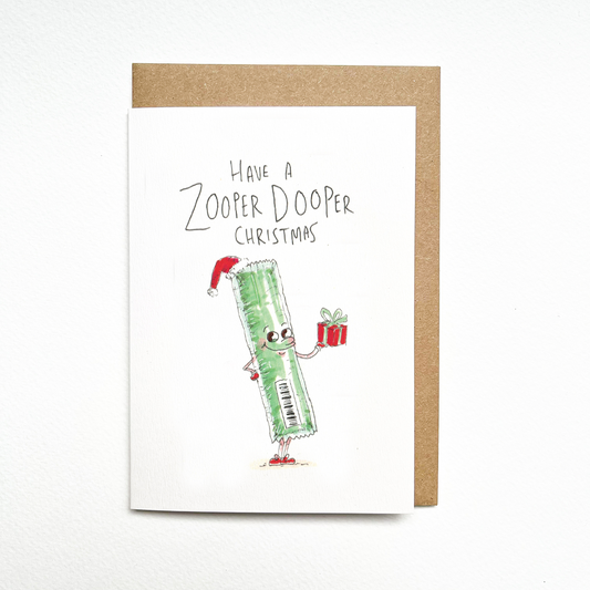 WELL DRAWN Have a Zooper Dooper Christmas