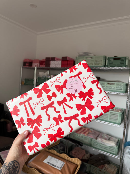 Christmas Wrap Edit | Red Bows