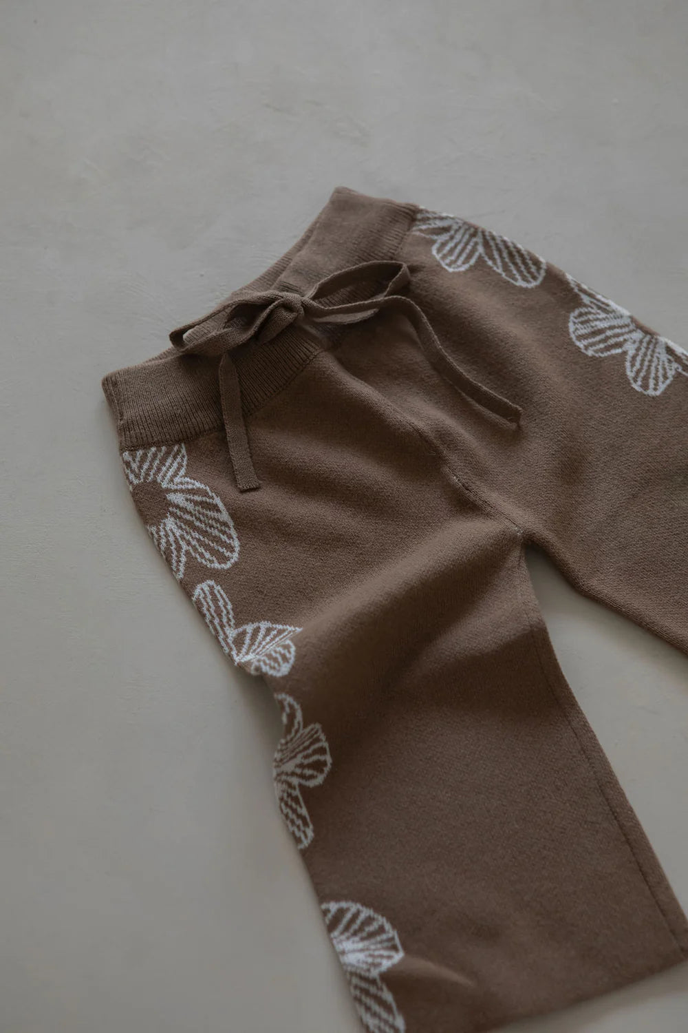 BELLE & SUN Knit Pants | Cocoa Flower