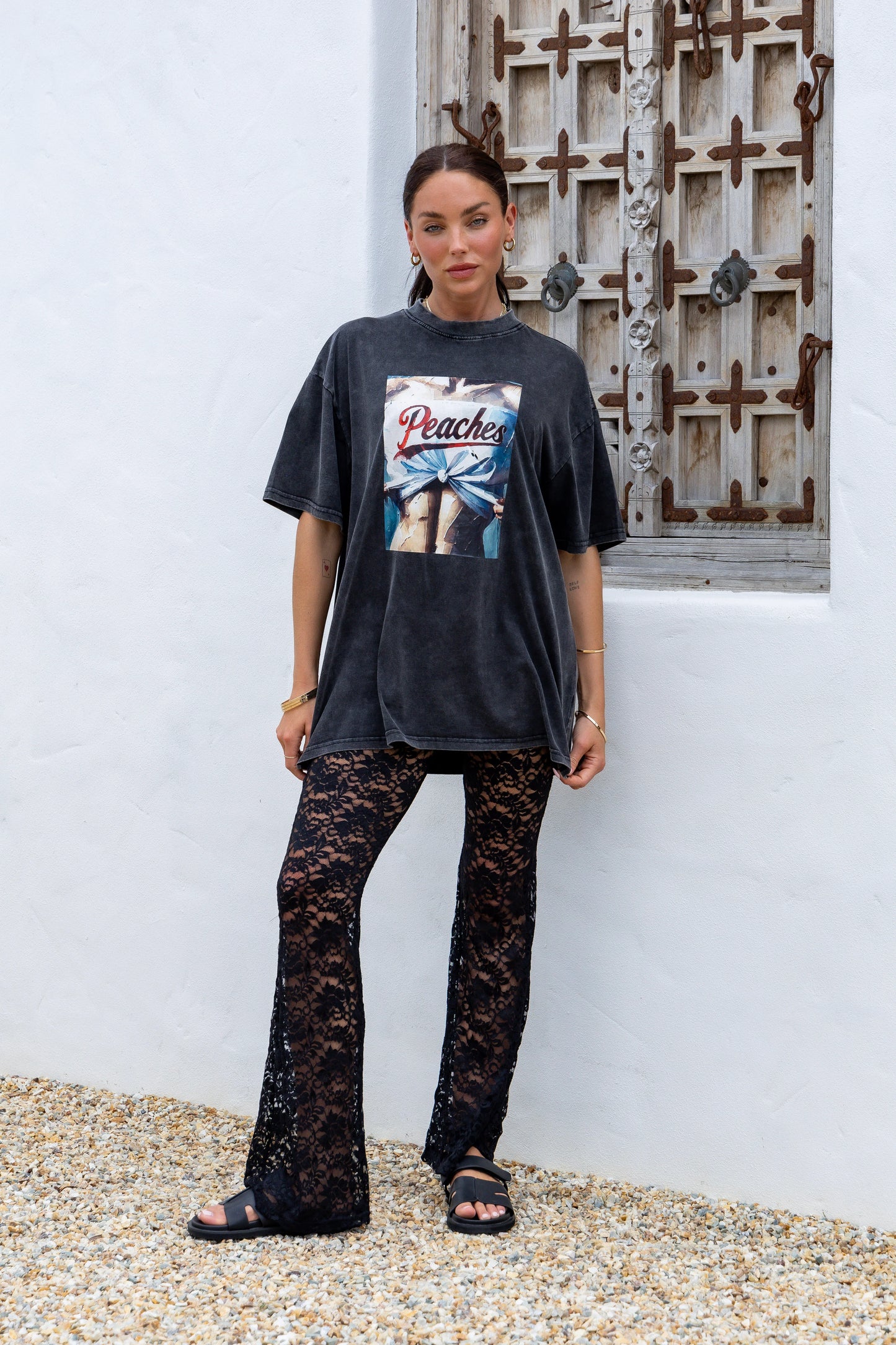 Dolce Lace Pants | Black