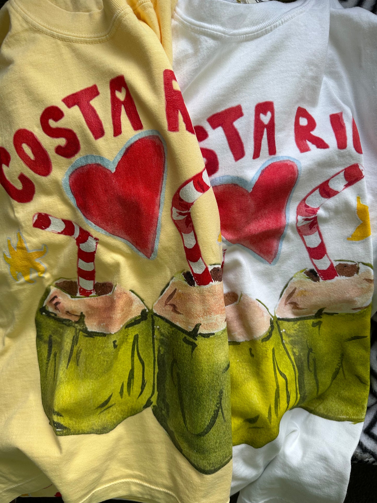 Costa Rica (White) Oversized Tee
