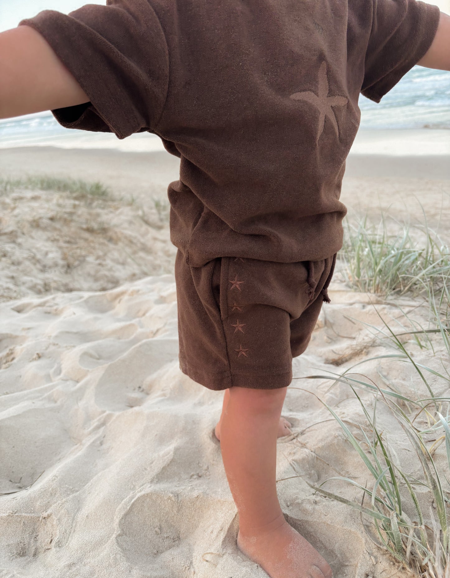 BELLE & SUN Terry Shorts | Sea Star