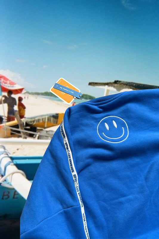 CRACKER DAY CLUB Cloud Racer Sweater | Blue
