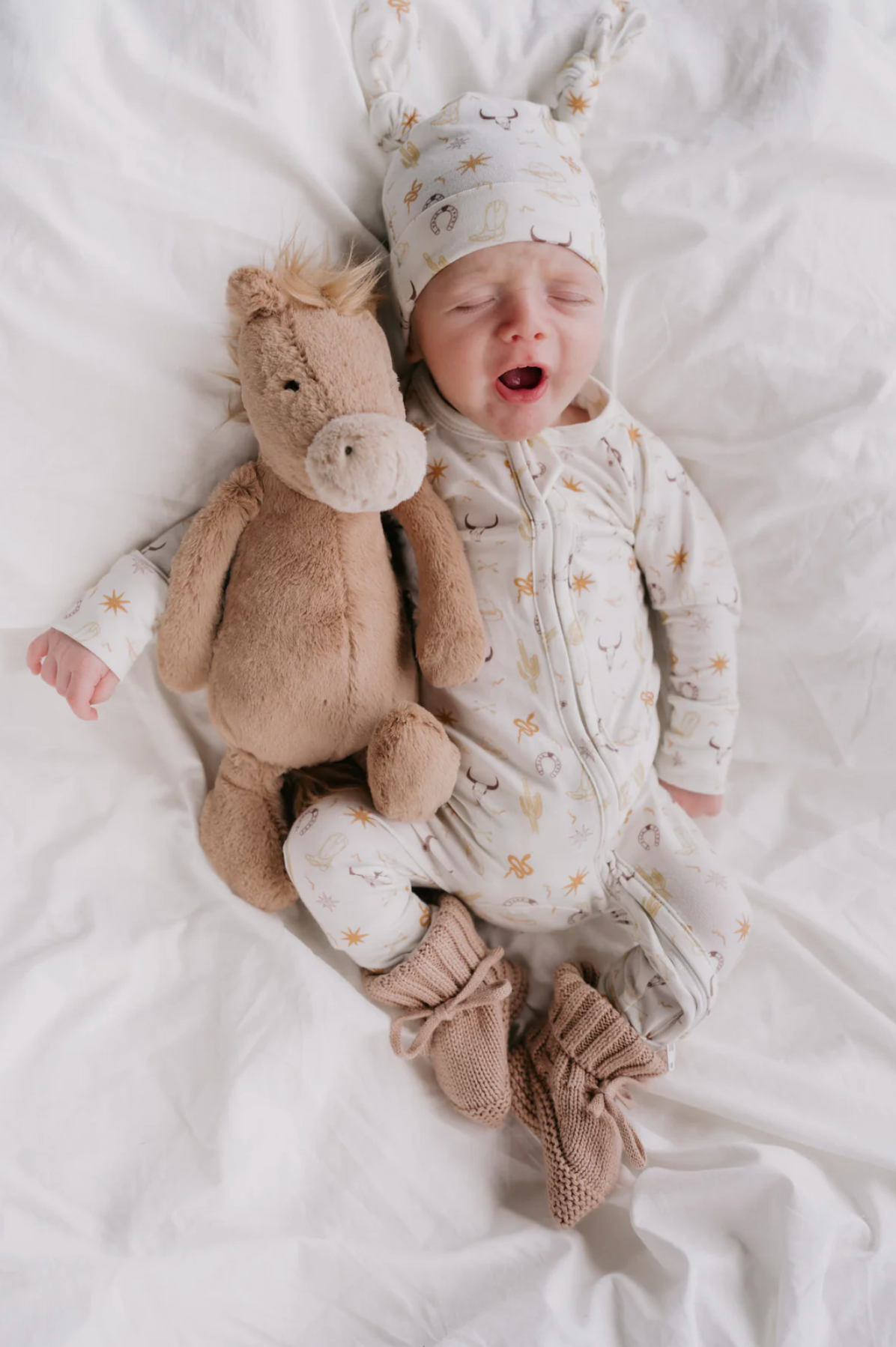 Zip Romper | Cowboys
