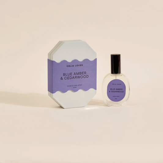 COMING SOON ~ Blue Amber & Cedarwood Room Spray 50mls