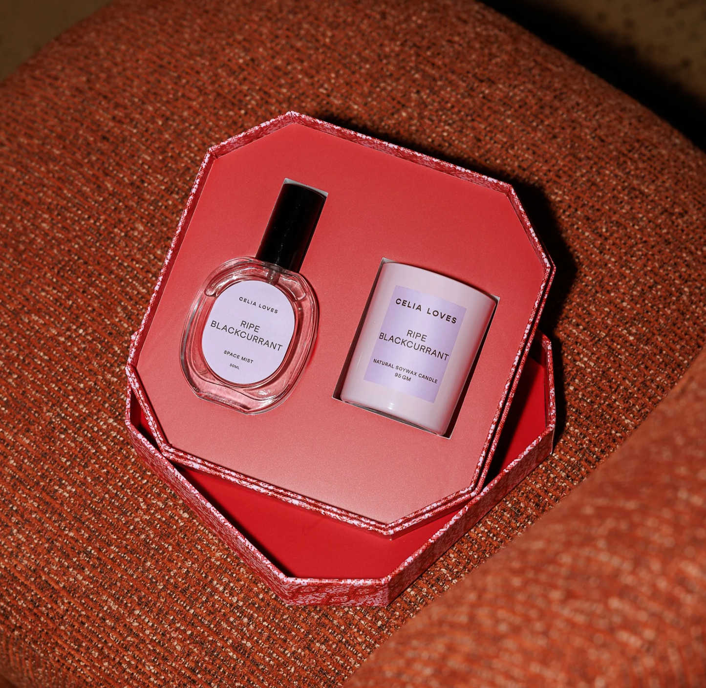 CELIA LOVES Candle & Room Spray Duo Set | Ripe Blackcurrent