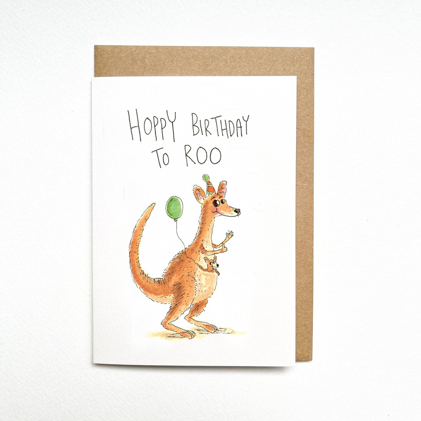 WELL DRAWN Hoppy Birthday To Roo