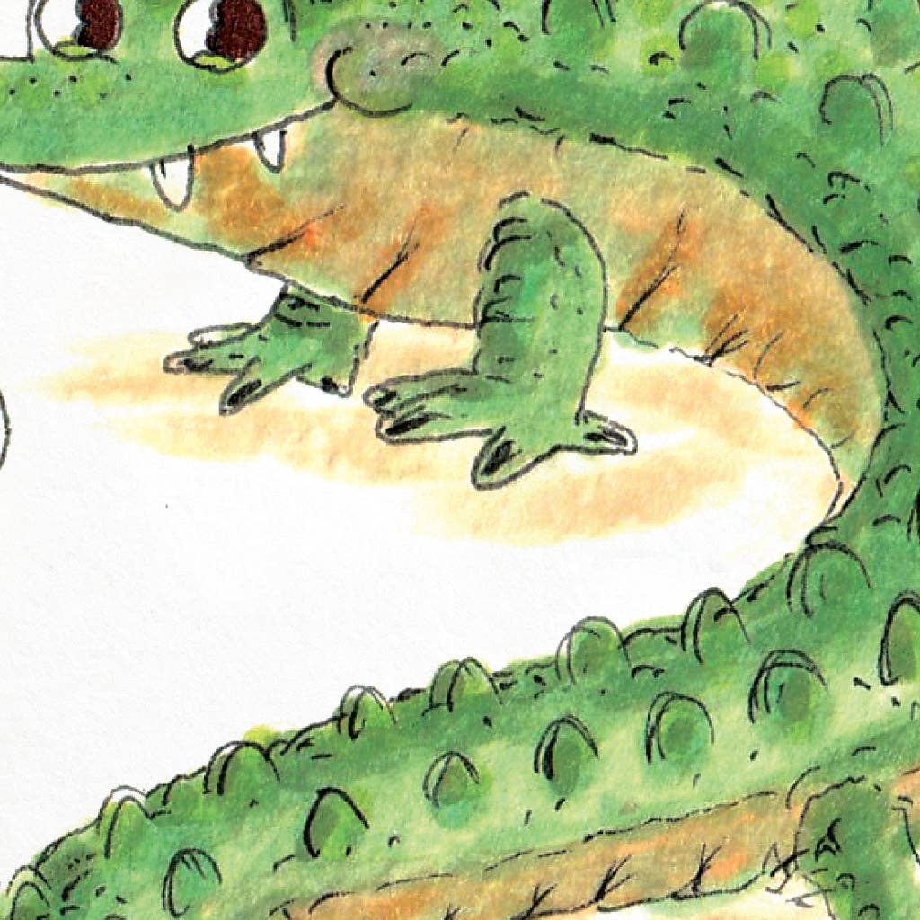 WELL DRAWN Snappy Birthday, Hope it Crocs