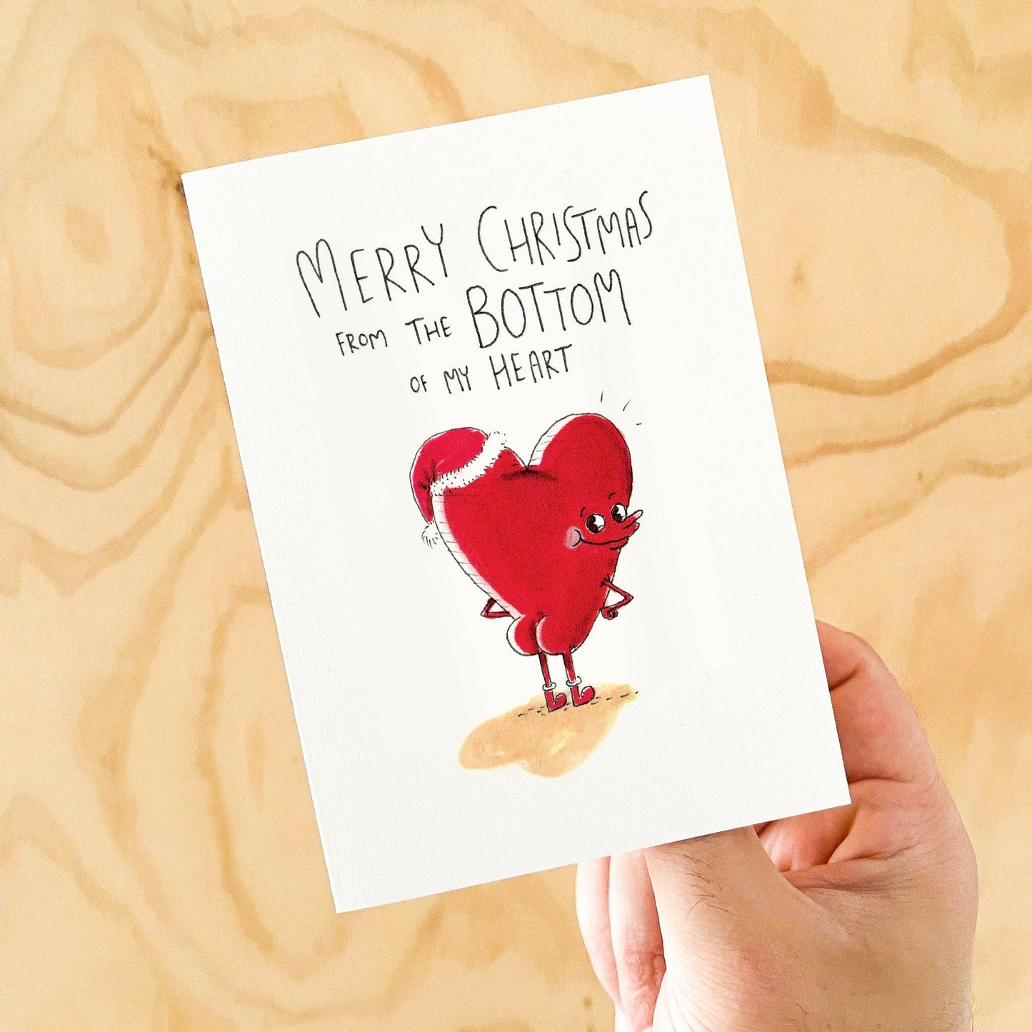 WELL DRAWN Merry Christmas from the Bottom of my Heart