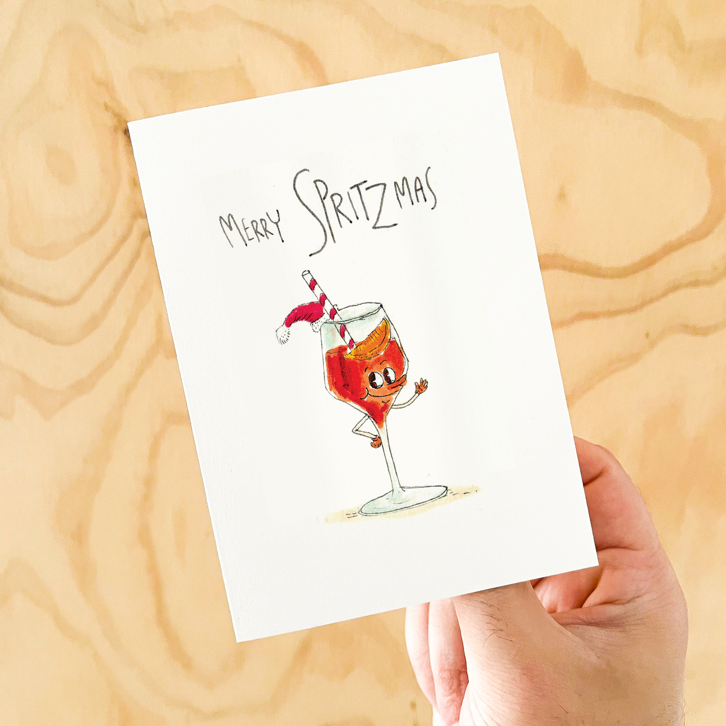 WELL DRAWN Merry Spritzmas